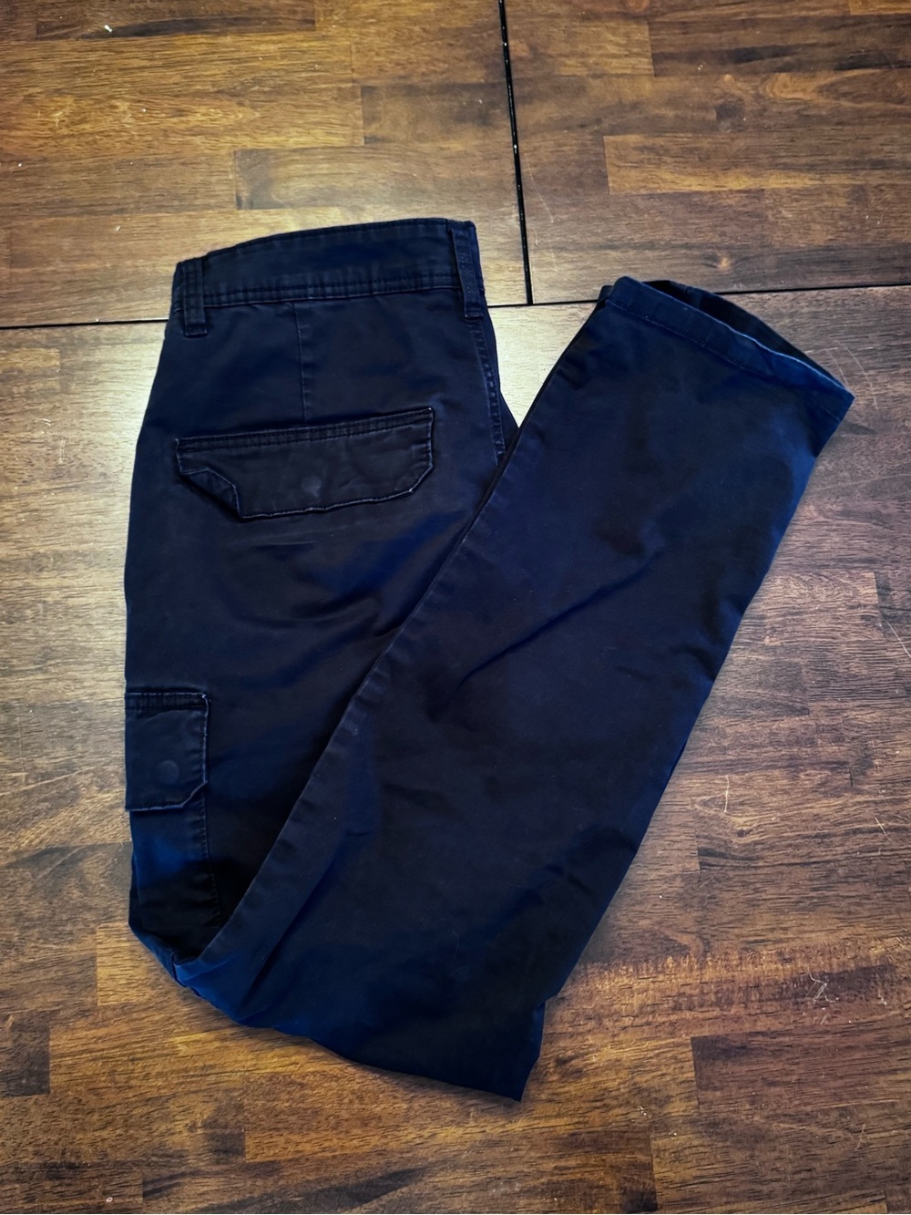 Hudson Jeans Men's Navy Cargo Pants with Utility Pockets